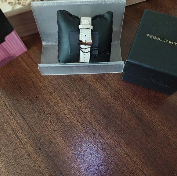 Rebecca Minkoff Rose Goldtone Leather Watch - Picture 8 of 8